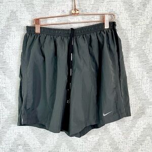 Nike grey Dri fit running shorts size L